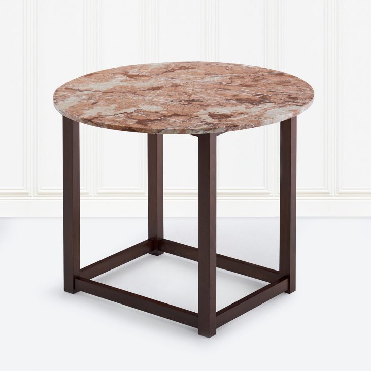 Round Hoffmann Marble Table